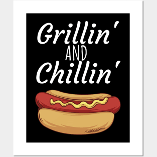 Grillin and Chillin Posters and Art